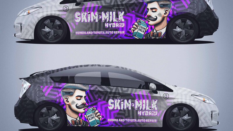 Toyota Prius - Skim Milk Design - img 1 small