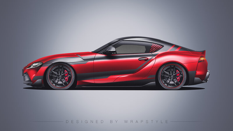 Toyota Supra A90 - Racing Design