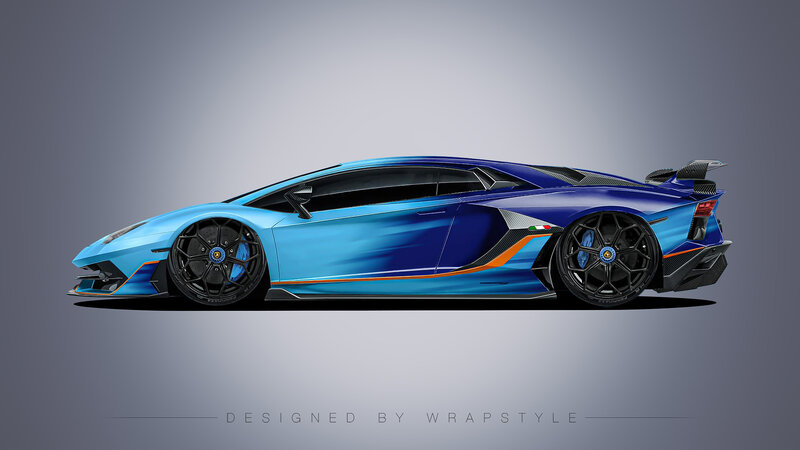 Lamborghini Aventador - Blurred Design