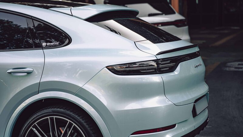 Porsche Cayenne - Neon Mint Wrap - img 3 small