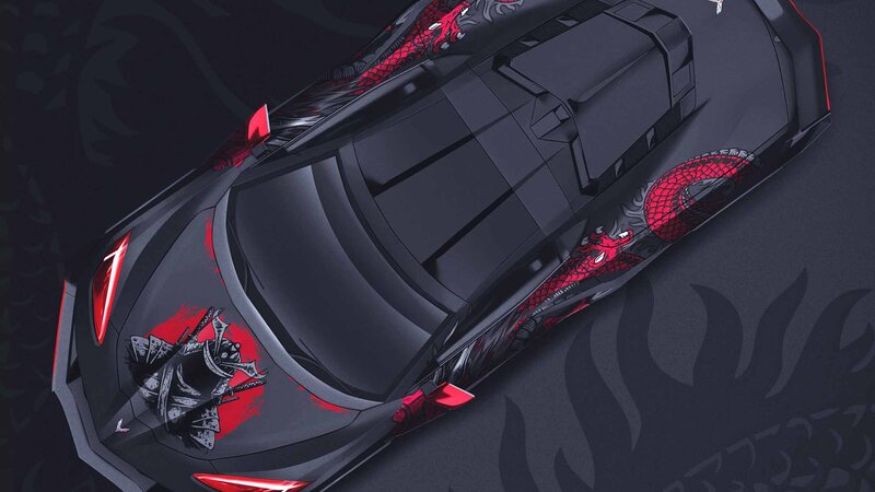 Chevrolet Corvette 2023 - Dragon & Samurai Design - img 2 small