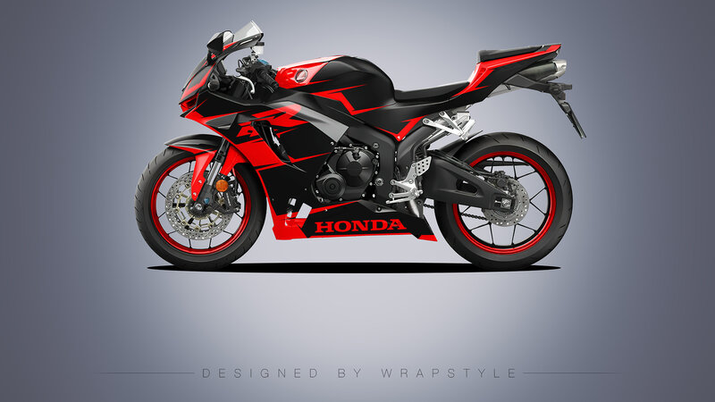 Honda CBR600 - Black & Red Design