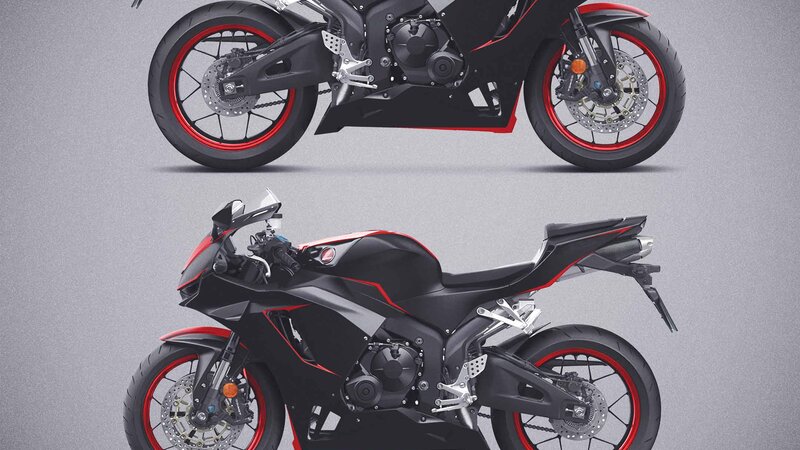 Honda CBR600 - Black & Red Design - img 1 small