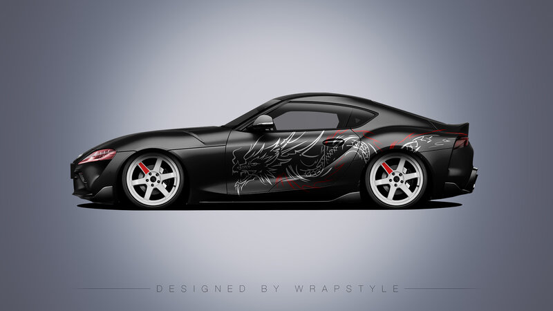 Toyota GR Supra - Chinese Dragon Design