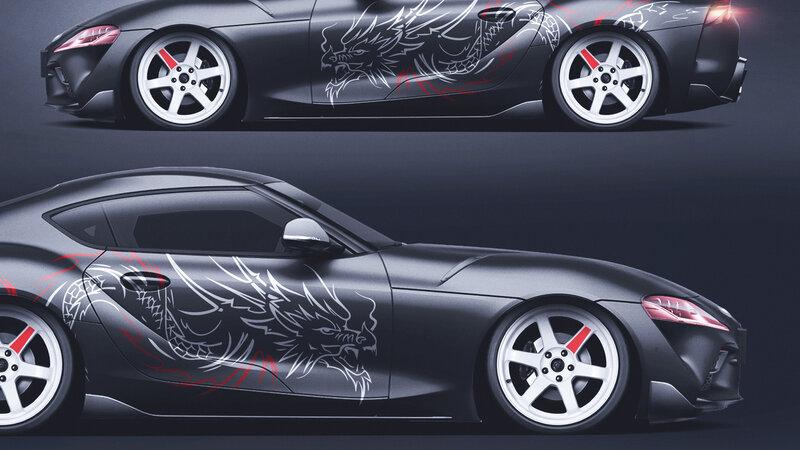 Toyota GR Supra - Chinese Dragon Design - img 1 small