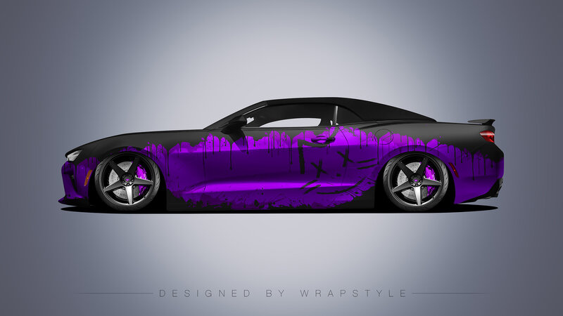 Chevrolet Camaro - Dripping Paint Design