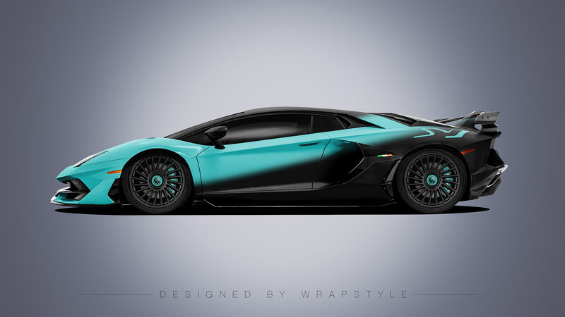 Lamborghini Aventador SVJ - Gradient Design
