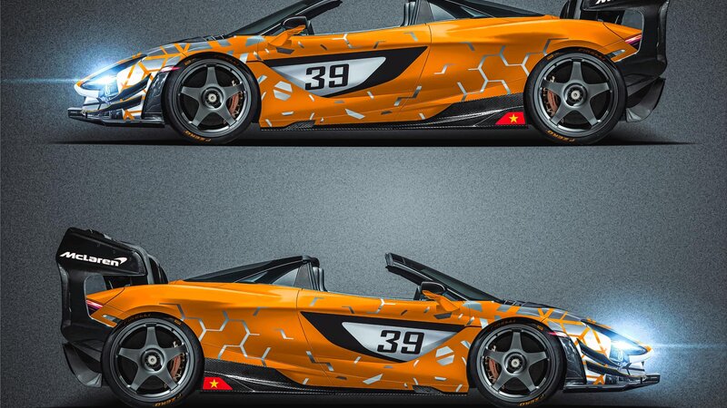McLaren 750S - Red Chrome Design - img 2 small