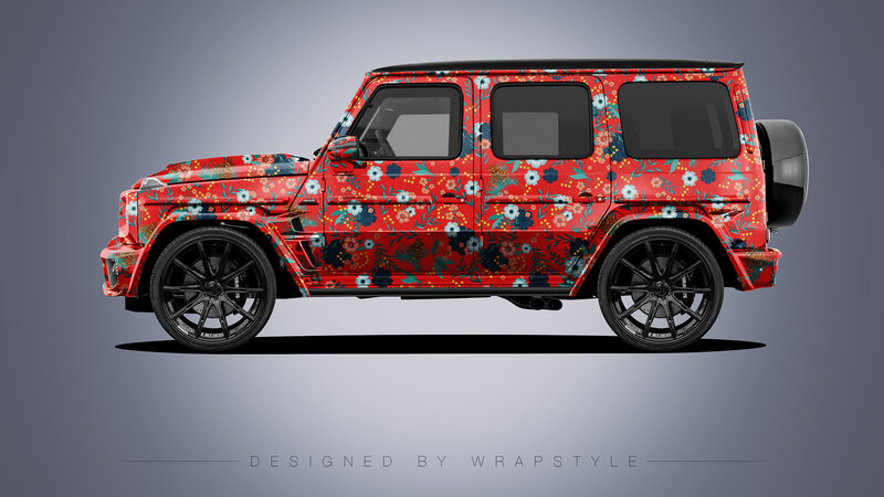 Mercedes G63 - Floral Design