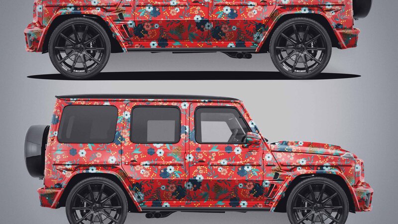 Mercedes G63 - Floral Design - img 3 small