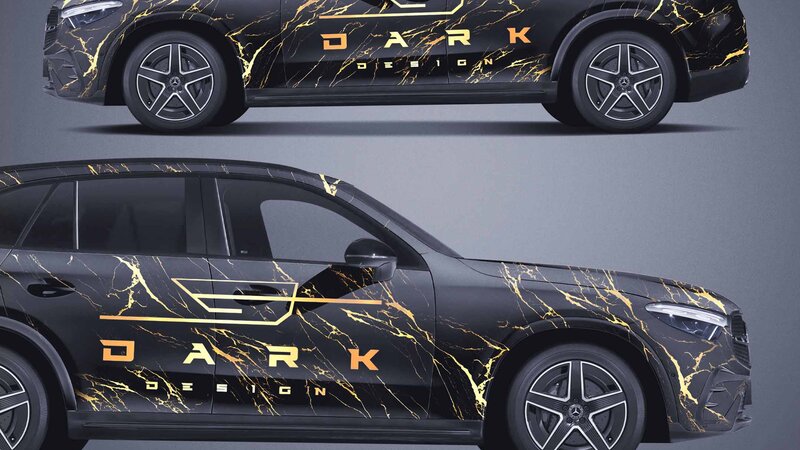 Mercedes-Benz GLC - Gold Marble Design - img 1 small