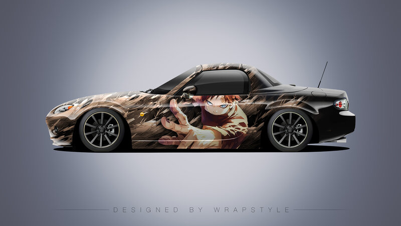 Mazda Miata - Naruto Gaara Design