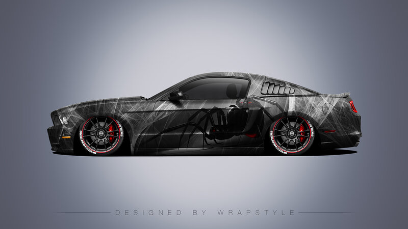 Ford Mustang - Black Widow Design