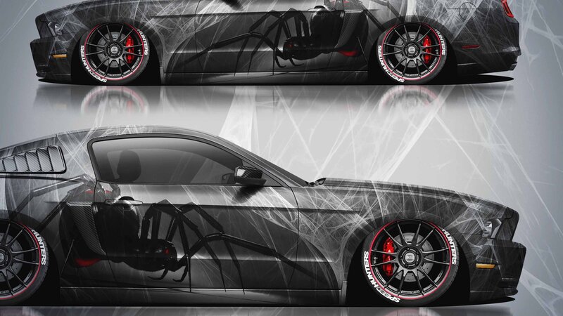 Ford Mustang - Black Widow Design - img 1 small