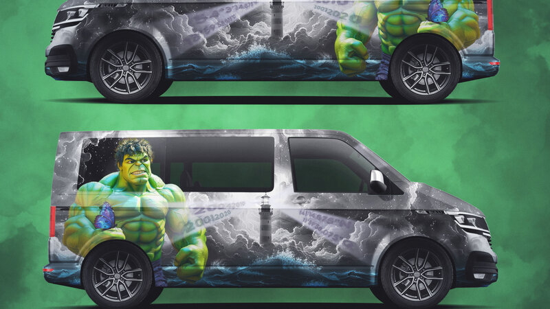 Volkswagen Multivan T6 - Hulk Design - img 4 small
