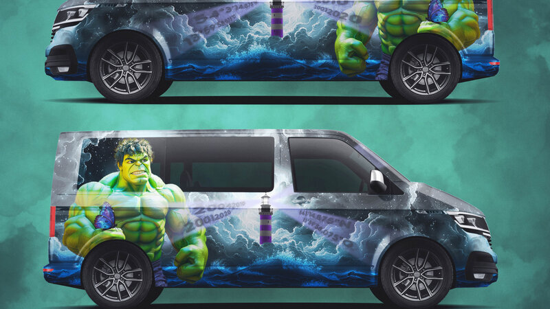 Volkswagen Multivan T6 - Hulk Design - img 3 small