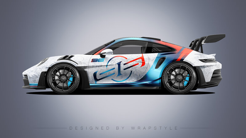 Porsche ​GT3 RS - Frozen Martini Design