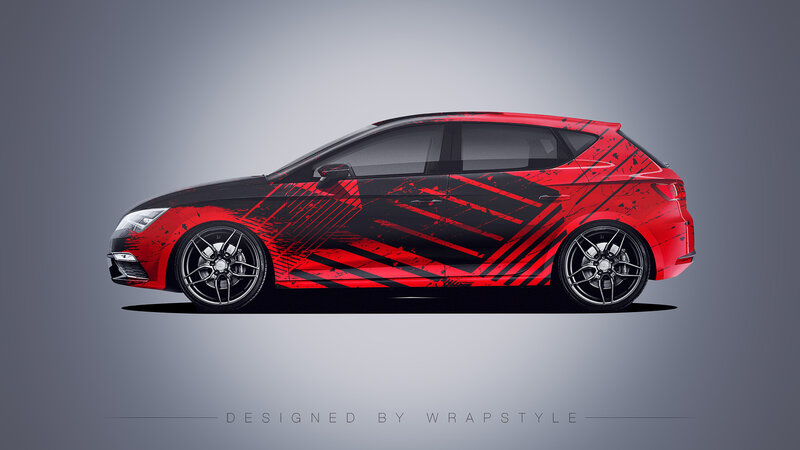 Seat Leon FR - Racing Grunge Design