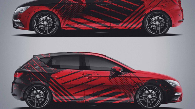 Seat Leon FR - Racing Grunge Design - img 1 small