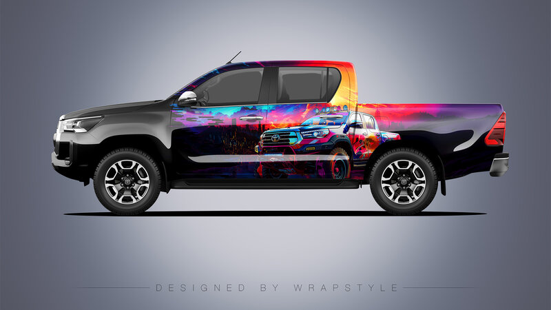 Toyota Hilux - Pop Art Design
