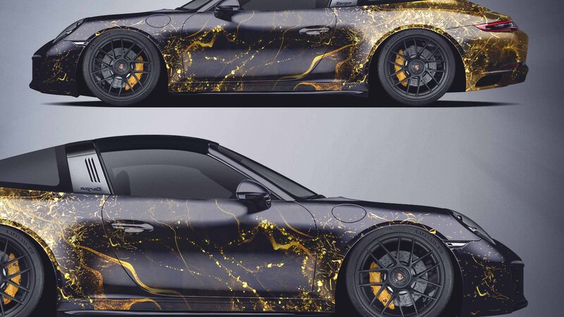 Porsche 991 Targa GTS - Gold Rain Design - img 1 small