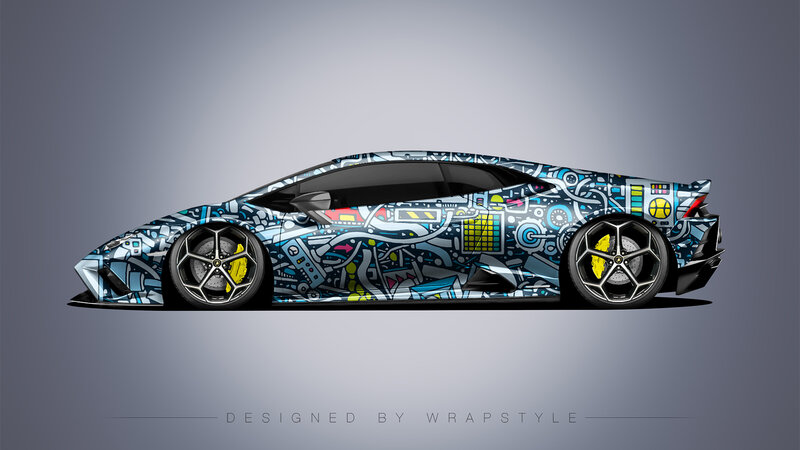 Lamborghini Huracan Super Trofeo - Street Art Design