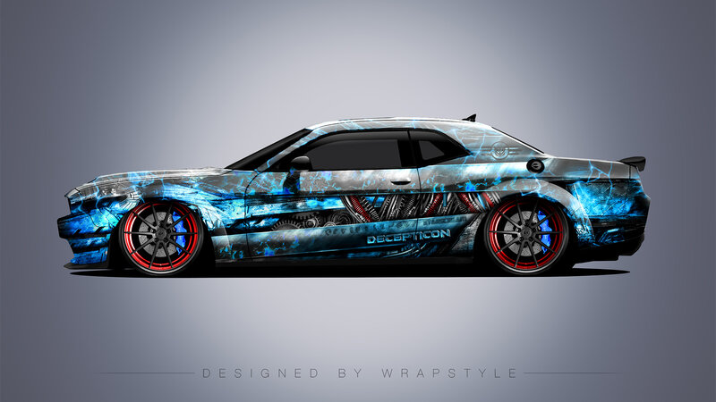 Dodge Challenger Hellcat - Decepticon Design
