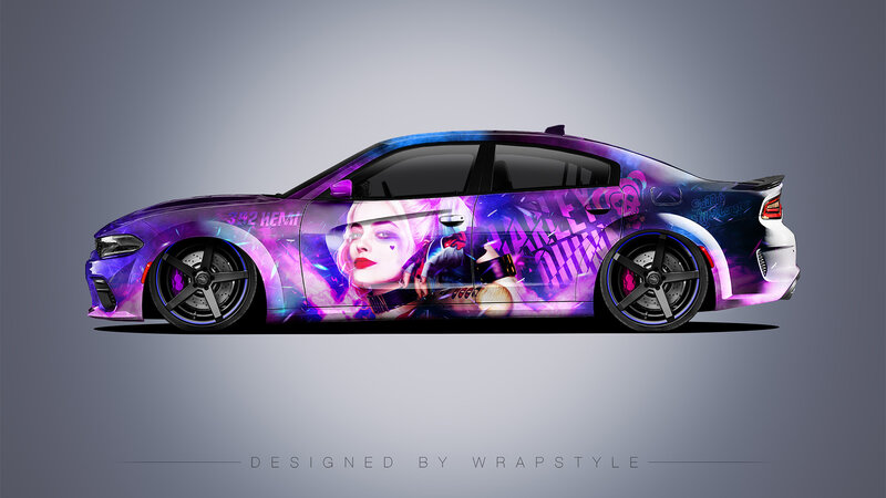 Dodge Charger - Harley Quinn Design