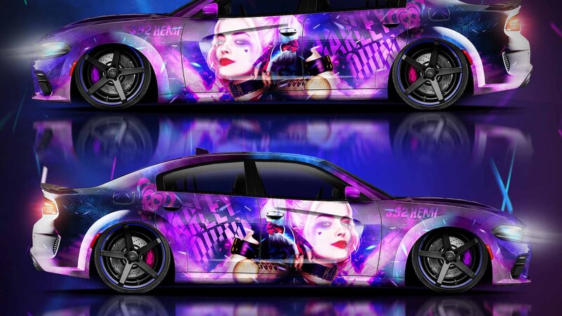 Dodge Charger - Harley Quinn Design - img 2 small