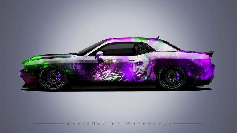 Dodge Challenger - Joker Design