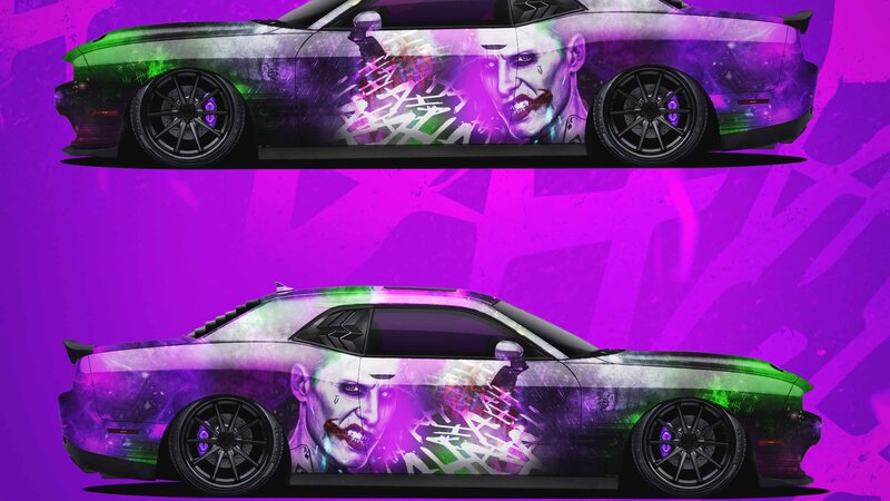 Dodge Challenger - Joker Design - img 1 small