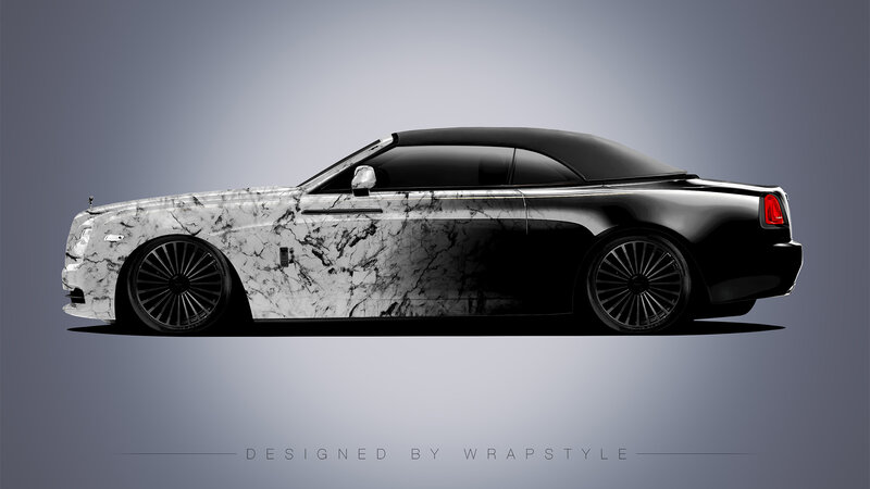 Rolls-Royce Dawn - Marble Gradient Design