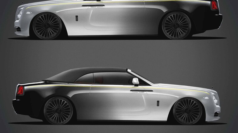 Rolls-Royce Dawn - Marble Gradient Design - img 2 small