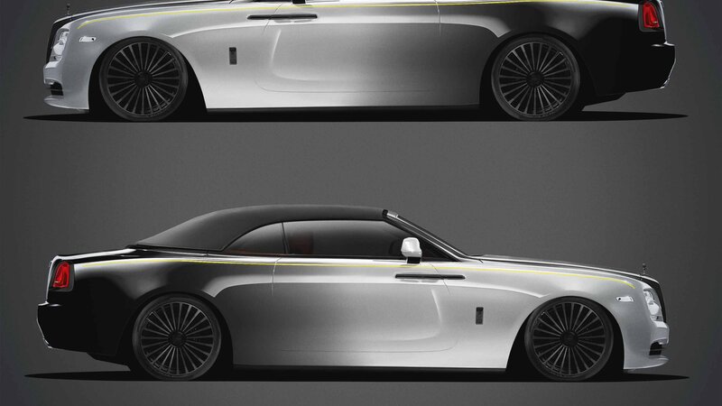Rolls-Royce Dawn - Marble Gradient Design - img 4 small