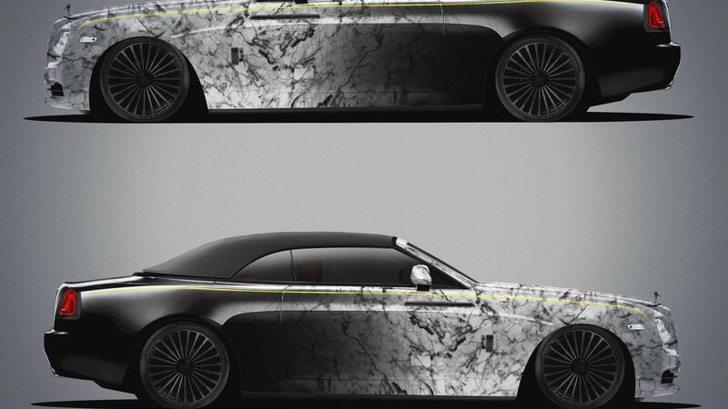Rolls-Royce Dawn - Marble Gradient Design - img 5 small
