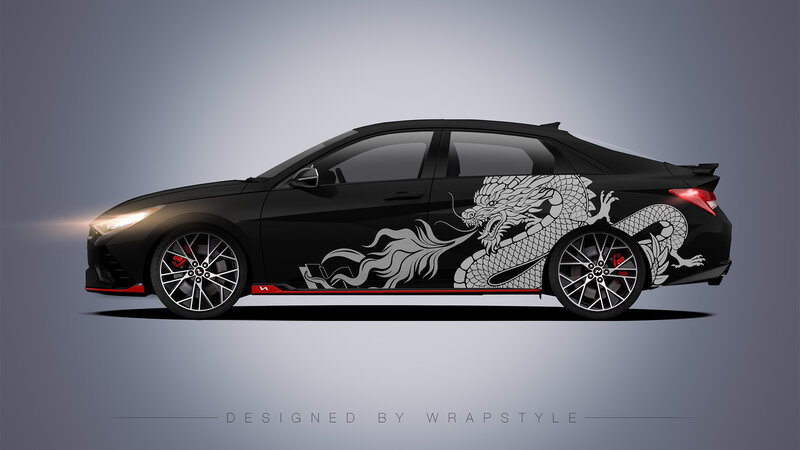 Hyundai Elantra N - Dragon Design