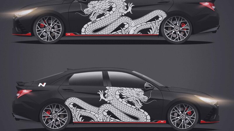 Hyundai Elantra N - Dragon Design - img 1 small