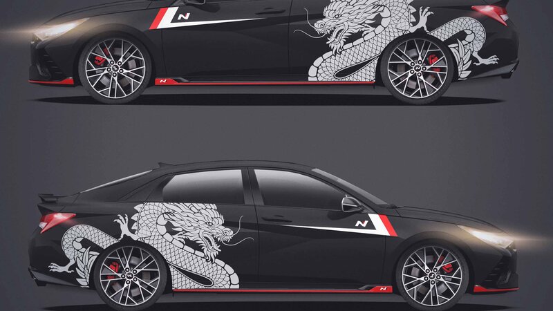 Hyundai Elantra N - Dragon Design - img 2 small