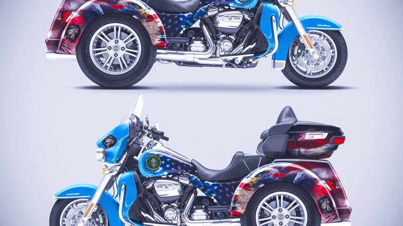 Harley-Davidson Tri Glide - Patriotic Design - img 3 small