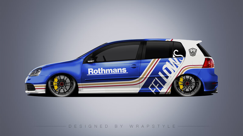 Volkswagen Golf - Racing Retro Design