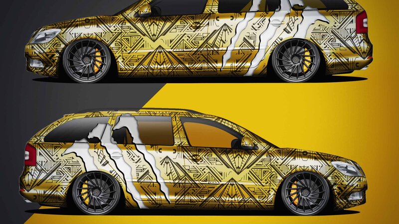 Skoda Octavia - Aztec Fury Design - img 2 small