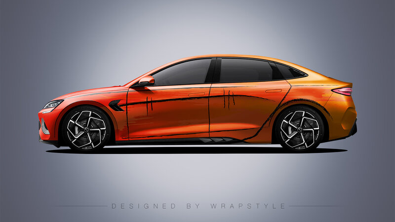 BYD Seal - Cartoon Design