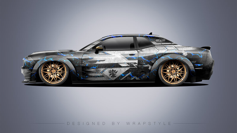 Dodge Challenger Widebody - Starscream Design