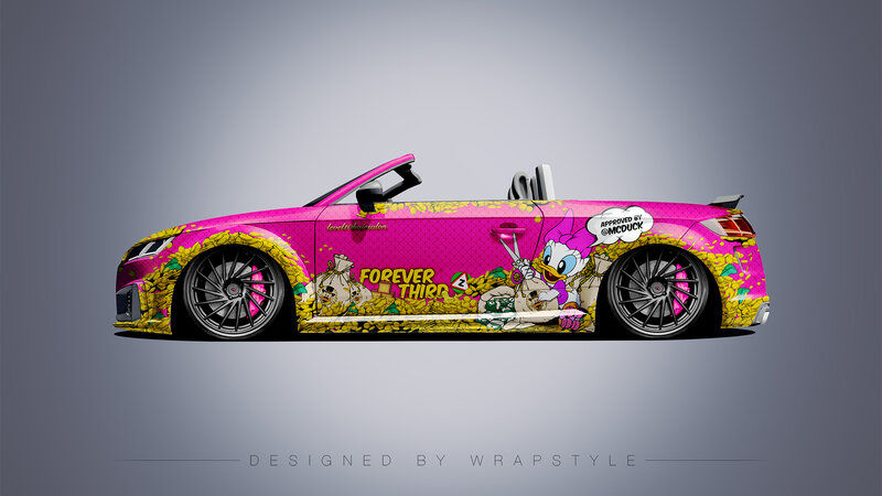 Audi TT Roadster - Queen Of Gold Design - cover small