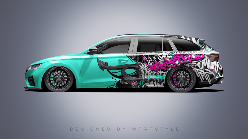 Škoda Octavia Combi RS - Graffiti Design