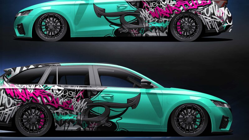 Škoda Octavia Combi RS - Graffiti Design - img 1 small