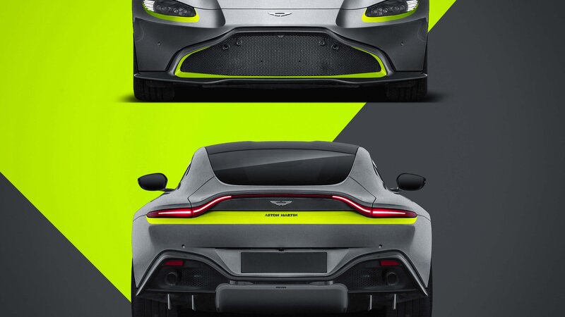 Aston Martin Vantage V12 - Green Stripes Design - img 5 small