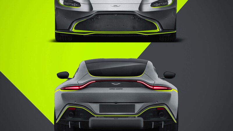 Aston Martin Vantage V12 - Green Stripes Design - img 6 small