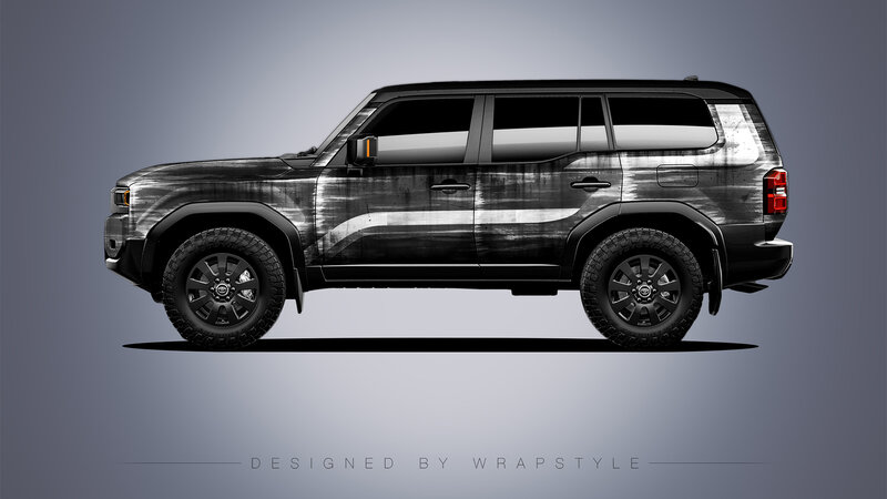 Toyota Land Cruiser 250 - Brushed Silver Chrome Design