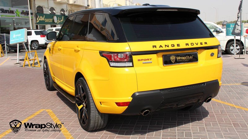 Range Rover Sport - Yellow Gloss wrap - img 1 small